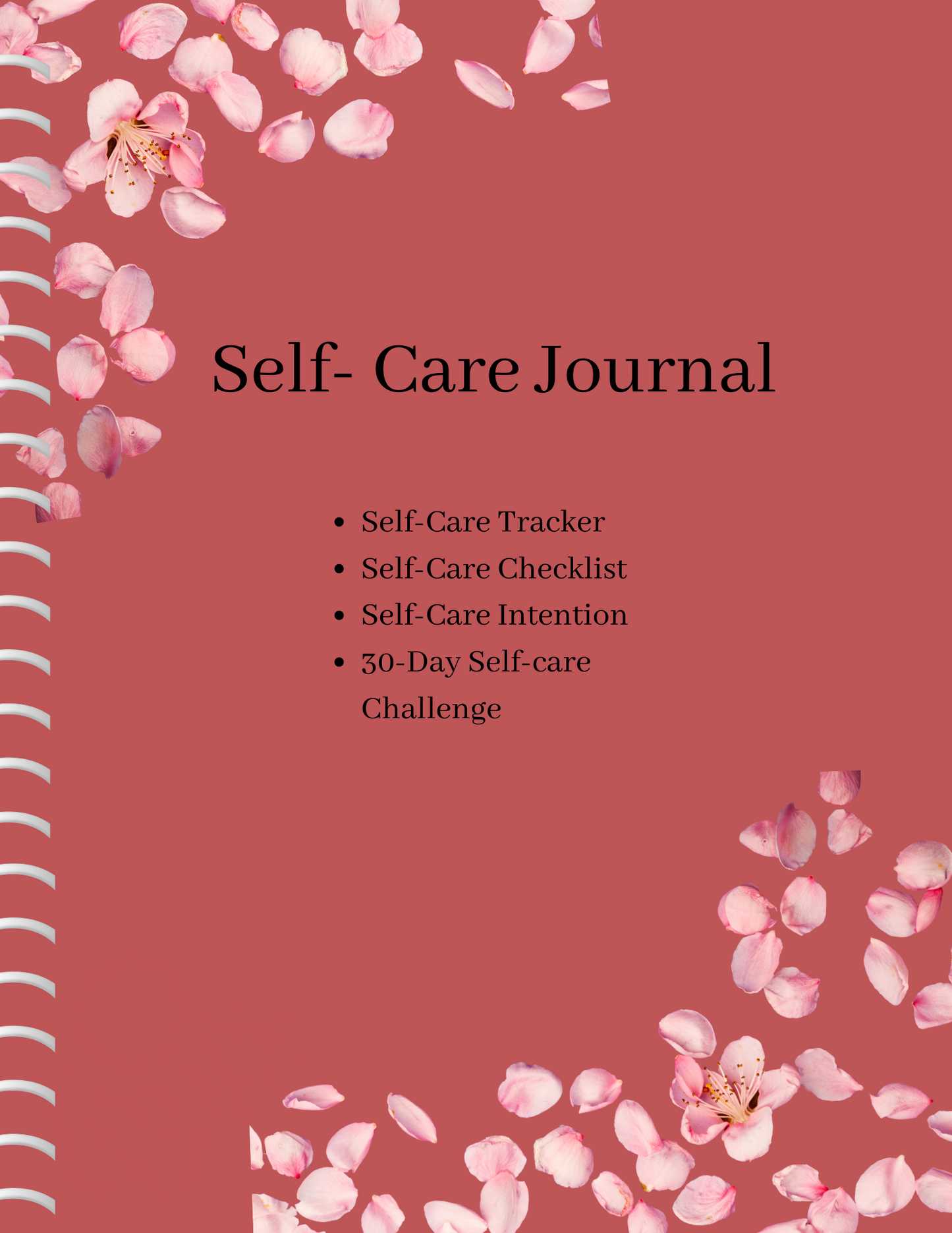 Self-Care Journal Digitial / Printable PDF 28 page