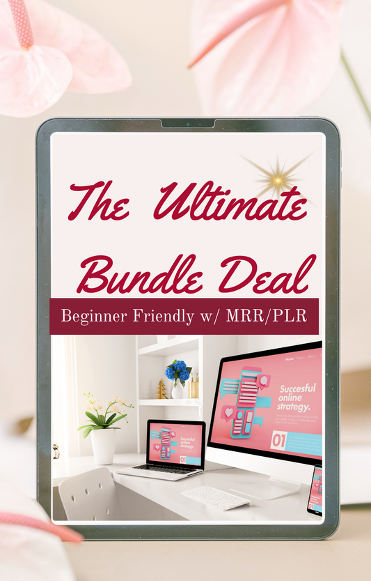 The Ultimate Bundle Deal Beginner Friendly (MRR/PLR)