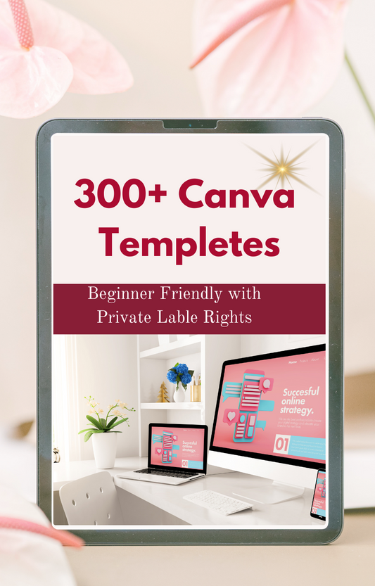 300+ Canva Templates with Private Lable Rights